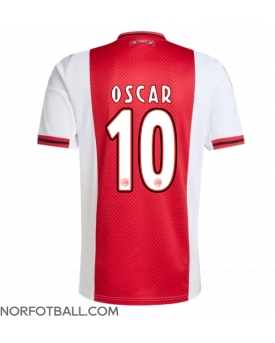 Billige Fotballdrakt Ajax Oscar Gloukh #10 Replika Hjemmedrakt 2025-26 Kortermet Billige Fotballdrakt Ajax Oscar Gloukh #10 Replika Hjemmedrakt 2025-26 Kortermet